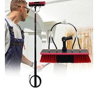 Water Fed Pole Window Cleaning System/Solar Panel Cleaning Brush and Pole/Solar Panel Cleaning Kit 12FT/18FT/20FT/24FT/30FT Conservatory Roof Cleaner,11m/36FT