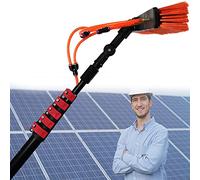 Water Fed Telesbrush Cleaning Photovoltaic and Solar Panels Washing Set Equipment Extension Pole Cleaning for Trucks Outdoor Window Cleaning Pole/12Ft/3.6M/30Ft/9M