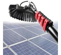 Water Fed Telescopic Brush,Cleaning Photovoltaic and Solar Panels,Water/Hose Fed Pole,for Cleaning Photovoltaic and Other Cleaning Activities 3.6M/12FT