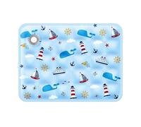 Water-Fillable Pressure-Activated Gel Pet Cooling Pad, Leakproof & Scratch-Resistant PVC Mat, Foldable Self-Cool Cushion for Cats, Puppies & Medium Dogs, Indoor/Outdoor & Crate Use，D：30x40cm