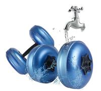Water Filled Dumbbells Set, Water Filled Weights 2Pcs/Set, Portable Travel Weights, Shaping and Body Building, Strength Training, 8-10kg Portable PVC Travel Dumbbells