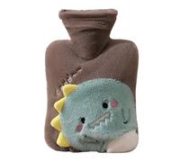 Water Filled Plush Hand Warmer - Cartoon Heat Bag with Soft Fleece Sleeve, 1000ml Warmth Retention Heating Pad for Bed Sofa Office, Ccozy Comfort Relief | for Feet Waist Hands During Winter Night Use