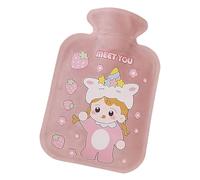 Water Filled Plush Hand Warmer, Winter Hot Water Bottle, Plush 500 ml Hot Water Bag, Winter Hot Water Bottle, Soft Heating Pad with Large Capacity, Bed Warmer for Hand and Waist