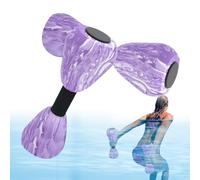Water Filled Weights Dumbbells Aquatic Fitness Barbells 27cm High Density EVA Foam Pool Weights Dumbbells Aerobics Muscle Shaping Equipment For Water Aerobics Weight Loss