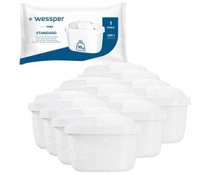 Water Filter 12x Wessper Aquamax Compatible with Brita Dafi Aquaphor Wessper