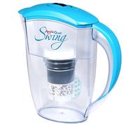 Water Filter AcalaQuell Swing Water Filter Jug | Light Blue | Highest Filtration Performance | Multi-Layered | PI-Techn. | Principles of nature | intense R&D. Creates delicious-tasting - healthy water