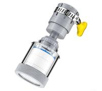 Water Filter Attachment for Kitchen Faucet with 360 Rotation and Compatibility with Standard Faucet Threads (A)