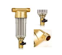 Water Filter Cartridge, 4 Split-Mouth Water Filters Front Purifier Copper Lead Pre-Filter Backwash Remove Rust Contaminant Sediment Pipe