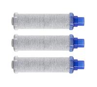 Water Filter Cartridges - 3-Piece Filter Parts 11.6 x 2.8 cm | Replacement for Water Softening Filter, for Household Sink, Bathroom, Worktop, Refrigerator, Drinking Water Tap