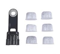 Water Filter Cartridges and ABS Holder, for B40 B44 B50 B60 B70 K200 K350 Coffee Machine Activated Carbon Replacement Kit(6 filters+bracket)