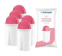 Water filter cartridges for Brita Aquaphor Dafi Wessper aquaclassic Magnesium 5x