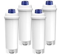 Water Filter Compatible with DeLonghi Coffee Machine DLSC002, Magnifica Evo Water Filter Replacement for De'Longhi ECAM, ETAM, BCO, EC, BC Series, Water Softener Filter (4 Pack)