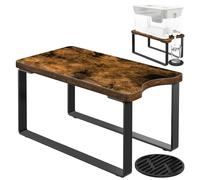 Water Filter Dispenser Stand Wood with Drip Tray - 7.5''W x 13.5''D x 7''H
