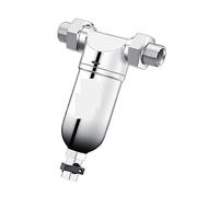 Water Filter, Explosion-proof Antifreeze 304 Stainless Steel Pre-filter， Household Tap Water Pipeline Floor Heating Special Hot Water Filter(A)