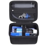 Water Filter for Sawyer Products Mini Water Filtration System, Protective Carrying for Drinking Straw, Squeeze Pouch and Other Accessories（Only Box） (Black)