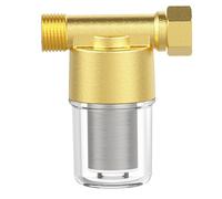 Water Filter for Tap, 1/2Inch Inline Sediment Filter Stainless Steel Impurity Filtration Element for Washing Machines, Showers, Faucets, Heater
