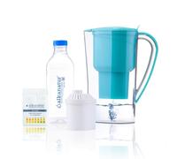 Alkaline Water Filter Jug - Antioxidant Water - Purifies 99.9% of Toxins and Metals - High pH Ionized Alkaline Water - BPA- Free Certified Pitcher - Alkanatur