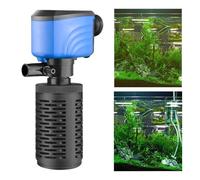 Water Filter Pump for Fish Tank, Oxygenation Powerful Pond Pump, Internal Aquarium Filtration Quiet Cleaning Machine for Living Room Workplace Bedroom