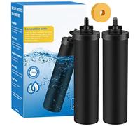 Water Filter Replacement Compatible with Berkey, BB9-2 Filters | PF-2 Fluoride Filters Compatible with Berkey Big, Light, Imperial, Travel, Crown, Royal Series (2 PACK)