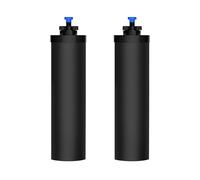 Water Filter Replacement for Berkey® Purification Elements Compatible with Berkey® Countertop Gravity Filter System Reduce Chlorine Black (Pack of 2)