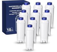 Water Filter Softener Compatible with Delonghi ECAM Coffee Machines | Filter Replacement for Delonghi DLSC002, Dinamica, Magnifica S, Rivelia, ETAM, Authentica, Esam Series Coffee Machine, 6 Pack