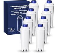 Water Filter Softener Compatible with Delonghi ECAM Coffee Machines | Filter Replacement for Delonghi DLSC002, Dinamica, Magnifica S, Rivelia, ETAM, Authentica, Esam Series Coffee Machine, 6 Pack