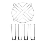 Water Filter Stand Sturdy 304 Stainless Steel Gravite Fed Water Filter System Stand, Detachable Stand with Anti Slip Feet Water Filter Stand for Medium Filter