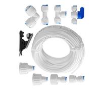 Water Filter Straight Connector Set | Food-Grade PP with RO Systems | Quick-Connect Leak-Proof Refrigerator Water Pipe Universals Connection Set