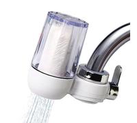 Water Filter Tap, Tap Filter Water, Faucet Water Purifier, Tap Water Filter for Kitchen and Shower, Purification System for Reducing Chlorine, Limescale, Heavy Metals and Unpleasant Odors