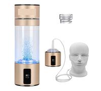 Water Filters, Hydrogen Rich Water Generator Bottle SPE+PEM Dual Chamber lonizer Cup + H2 Inhalation Device