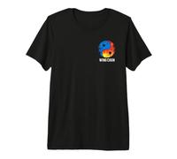 Water Fire Yin Yang Pocket Wing Chun Premium T-Shirt