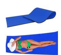 Water Float Mat Blanket, 3 Layers High Density XPE Foam Floating Water Pad, Unsinkable Floats Mattress, Foam Floating Pad for Beach, Summer, Pool,Blue,2.7mx1.3mx3.3cm