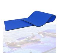 Water Float Mat Blanket, 3 Layers High Density XPE Foam Floating Water Pad, Unsinkable Floats Mattress, Foam Floating Pad for Beach, Summer, Pool,Blue,2.7mx0.9mx3.3cm