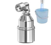 Water float valve, water tank float valve, automatic waterline controller made of stainless steel, automatic float, small hand tool, auto shut-off of the automation detector for hydroponics and