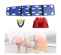 Water Floating Board for Lifesaving - Lightweight Casualty Spine Fixed Plate with Head Holder, Neck Brace, Harness - Patient Transfer Backboard Immobilization(Blue)