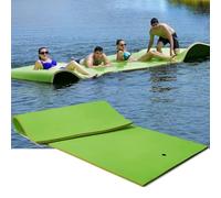 Water Floating Mat,Floating Foam Pad for Water Recreation And Relaxing Lily Mat Family Floating Pad for Pets Pool Float for Party,Green,170X55X2.2cm