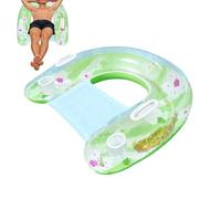 Water Floating Seat - Sturdy Inflatable Chair Non-slip Headrest Comfort Stable Durable, Relax Mattress for Swimming Pool Safe Valve Air Resistant | Women Men Travel Holiday V