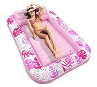 Water Floats Monstera Leaf Inflatable Sun Tanning Hammock