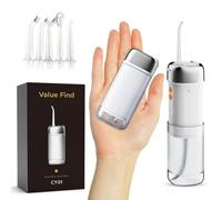 Water Flosser Dental Jet 250 ml 4 Powers Compact Ideal Travel 5 Nozzles