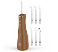 Water Flosser for Teeth Cordless Rechargeable with 4 Jet Tips 300ML Water Tank IPX7 Waterproof for Travel Home