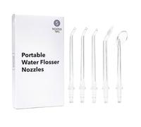 Water Flosser Replacement Tips, Replacement Classic Jet Tips for Waterpik Flosser Oral Irrigator & Dental Flosser (White Nozzels Only)