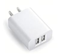Water Flosser USB Wall Charger Block Compatible with Waterpik/COSLUS/NicWell, Charging Plug for Philips/Bitvae/Oralfree Waterflosser Power Adapter 5V 2 Port