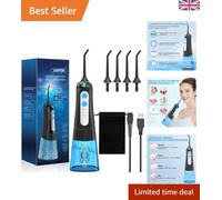 Water Flosser with 5 Jet Tips & Powerful Cleaning Modes - Fresh Breath Assurance