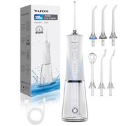 Water Flossers for Teeth - 5 Modes, 6 Flossing Tips, Rechargeable Cordless Portable 300ML Larger Tank Electric Waterflosser Cleaner IPX7 Waterproof Floss Cleaning Teeth Pick for Home Travel