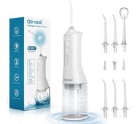 Water Flossers for Teeth Cordless, 4 Modes Oral Irrigator Dental, Rechargeable Electric Tooth Flosser with 8 Jet Tips 300 ML Tank, Waterproof Dental Water Flosser for Oral Cleaning and Braces Care