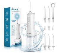 Water Flossers for Teeth Cordless,Professional Electric Flosser Featuring Waterfall Microbubble Technology with DIY Modes,White Waterproof Dental Water Jet Flosser for Oral Cleaning and Braces Care