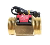 Water Flow Control Sensor,flow meter,1-inch Thread Small Brass Folw Switch DC3.5～24V 2-50L/min