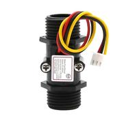 Water Flow Control Sensor,G1/2 Hall Switch Meter Counter DC3.5-24V