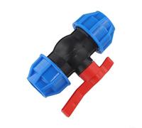 Water Flow Control Valves, PE Pipe Joint Fitting, Water System Shut Off Valves, Pipe Joint Control Valve, for Gardens Greenhouses Agriculture Orchards Farms(32mm)