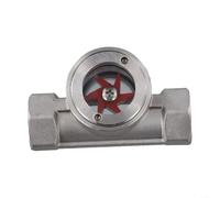 Water Flow Indicator Sight Glass DN10 to DN50 Stainless Steel 304 Pipeline Observation Tool for Liquid Gas Systems(DN20)